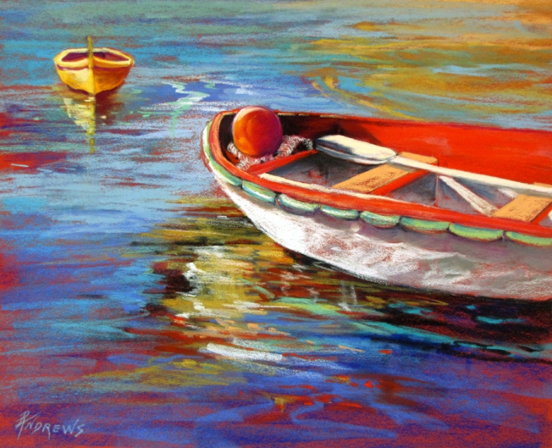 Portofino Drift by artist Rae Andrews